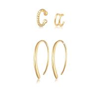 Elli Pendientes de aro de plata 925, talla única, Metal,