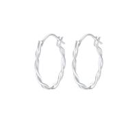 Elli Pendientes de aro para mujer en plata de ley 925.