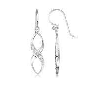 Elli - Pendientes de plata de ley con cristal swarovski