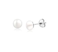 Elli - Pendientes de plata de ley con perla