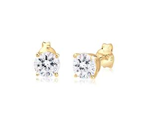 Elli Pendientes Funkelnd Kristalle 925 Sterling Silber