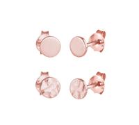 ELLI Pendientes 'Geo' oro rosa, Talla One Size