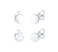 ELLI Pendientes 'Geo' plata One Size EUR