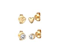 ELLI Pendientes 'Herz' oro One Size EUR