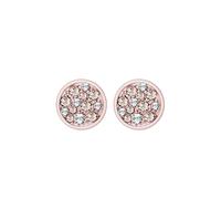 ELLI Pendientes 'Kreis' oro rosa / blanco One Size oro rosa / blanco