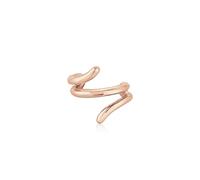 Elli Pendientes Mujeres Clip para Oreja Diseño Geométrico Minimalista en Plata de Ley 925