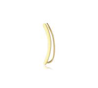 Elli Pendientes Mujeres Earclimber único arqueado tendencia básic blogger en plata de ley 925