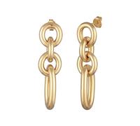 Elli Pendientes Mujeres Pendientes Colgando Eslabones Cadena Elemento Color Oro