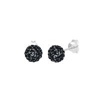 ELLI Pendientes negro / plata One Size negro / plata