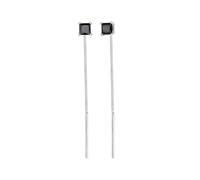 ELLI Pendientes negro / plata One Size negro / plata