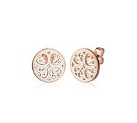 Elli Pendientes Ornamento Femenino de Filigrana Oriental en Plata Esterlina 925