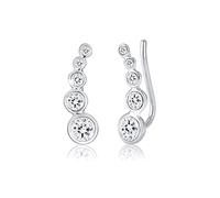 ELLI Pendientes 'Climber' plata One Size plata