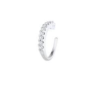 Elli Pendientes para mujer con cristales de circonita en plata de ley 925, talla única, Cristal, Circonia cúbica