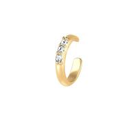 Elli Pendientes para mujer con cristales en plata de ley 925 chapada en oro, talla única, Precious Metal, Cristal.
