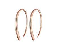 Elli Pendientes Pendientes para dama forma geomßetrica básico criolla blogger en plata de ley 925 bañada en oro