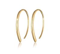 Elli Pendientes Mujeres Criollos Pull-Through Geo Básico en Plata de Ley 925