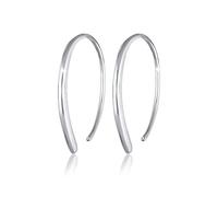 Elli Pendientes redondos redondos de ley 925 para mujer