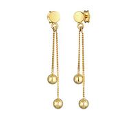 Elli Pendientes Stecker Plättchen Kugel Kette Geo Style 925 Silber