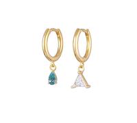 ELLI Pendientes turquesa / oro / plata One Size EUR