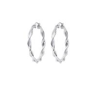 ELLI Pendientes 'Twisted' plata One Size EUR
