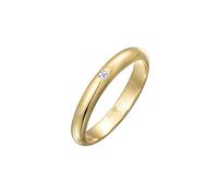 ELLI PREMIUM 0612312614 - Anillo de compromiso 375 oro amarillo, diamante de 0,03 quilates, talla en brillante brillante blanco