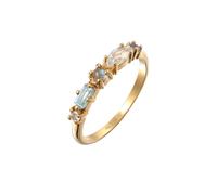 ELLI PREMIUM Anillo azul claro / oro / blanco 58 azul claro / oro / blanco