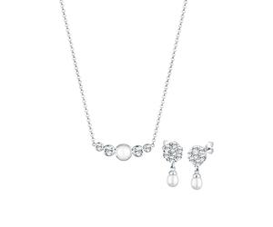 ELLI PREMIUM Conjunto de joyería plata One Size plata