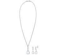 ELLI PREMIUM Conjunto de joyería plata / transparente One Size EUR