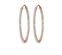 Elli Premium Earrings Creoles Crystals 925 Sterling Silver