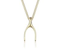 Elli Premium Mujer de cadena con colgante Radiestesia Amuleto 375 oro amarillo - 0109610214 45