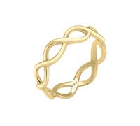 Elli Premium señorías-anillo de apilamiento Infinity 375 oro plata 925 - 0609662215