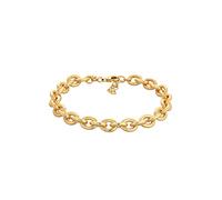 Elli Pulsera de eslabones de alta calidad, elegante plata 925 rodiada