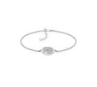 Elli Pulsera de eslabones y cadena de plata de ley 925 para mujer, diseño de atrapasueños