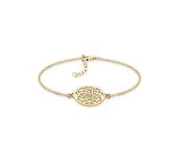 Elli Pulsera Mujer Adorno Flor de la Vida Filigrana en Plata de Ley 925