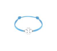 Elli Pulseras Mujeres Trébol amuleto de la suerte en Plata de Ley 925 Bañada en Oro Rosa