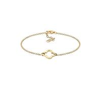 Elli Pulsera Mujer Dije de la Suerte en Forma de Hoja de Trébol en Plata de Ley 925