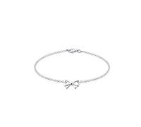 Elli Pulsera Mujer Motivo de Lazo Juguetón en Plata de Ley 925