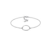 Elli Pulsera Mujer Tendencia al Recorte de Círculos en Plata de Ley 925