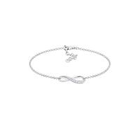 Elli Pulsera Mujer Tendencia al Símbolo del Infinito con Cristales de Circonita en Plata de Ley 925