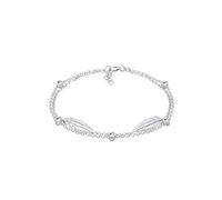 Elli Pulseras Colgante de primavera para damas con cristales en plata esterlina 925