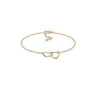 Elli Pulseras El Corazón de las Damas devoró El Amor con Un Diamante (0,02 Ct.) en Plata Esterlina 925