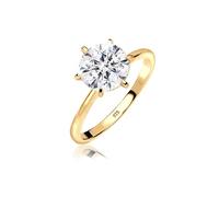 Elli Ring Engagement Crystal in 925 Sterling Silver