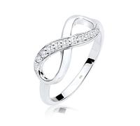 Elli Ring Ladies Infinity Symbol Eternity Trend with Zirconia Crystals in 925 Sterling Silver