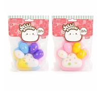 Elli Squishi Pack de 2 Squishies Pata Gigante - Juguete Sensorial Antiestrés para Niños - Squishy de Gel Suave para Apretar - Estilo Kawaii Mochi - Colores Aleatorios