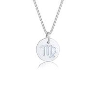 Elli Women's 925 Sterling Silver Frosted Star Sign Astro Basic Necklace