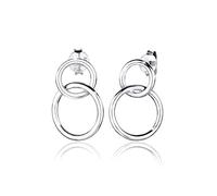 Elli Women's 925 Sterling Silver Xilion Cut Earrings