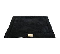 Ellie-Bo - Cama de felpa Sherpa en color negro para jaulas y cajas grandes de 89 cm