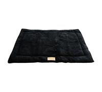 Ellie-Bo Cama de Forro Polar Sherpa en Color Negro, se Adapta a jaulas y Cajas de 42 Pulgadas