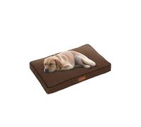 Ellie-Bo Cama para Perros, Apta para jaulas, Impermeable, Color marrón
