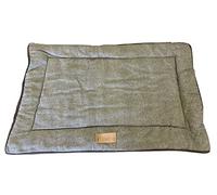 Ellie-Bo - Colchón Reversible de Tweed y Pelo sintético para Jaula o transportín para Perros, tamaño Grande (91 cm), Color marrón